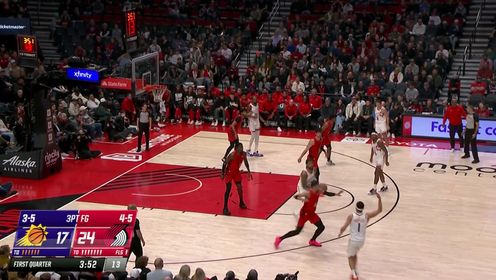 艾顿25+20 布克队史得分王&丢关键罚球 开拓者加时再胜太阳