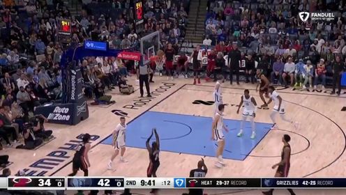 JJJ31+6 贝恩22+10+8 莫兰特缺阵 维金斯8分 灰熊送热火7连败