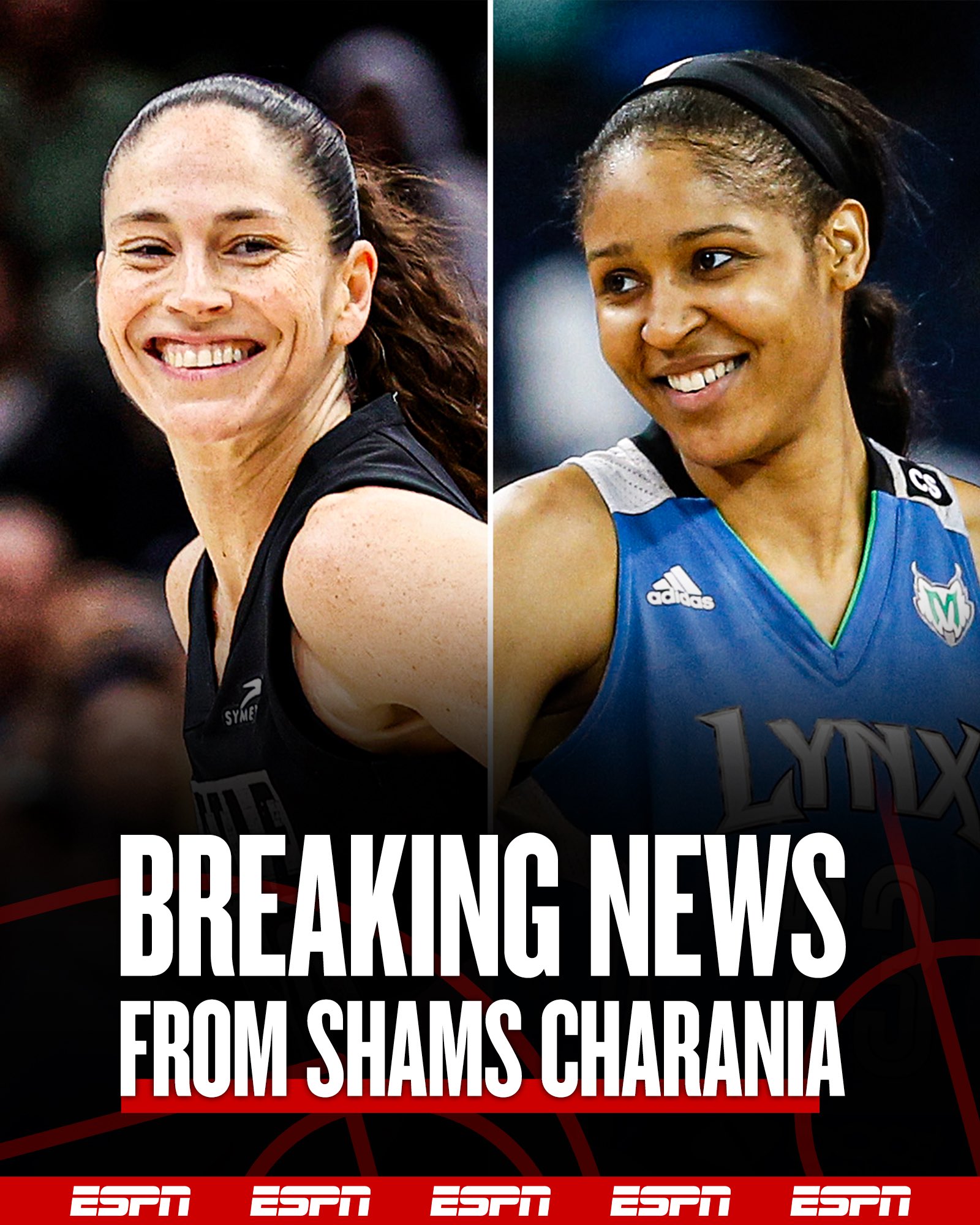 女子传奇WNBA球星苏-伯德与玛雅-摩尔入选2025篮球名人堂