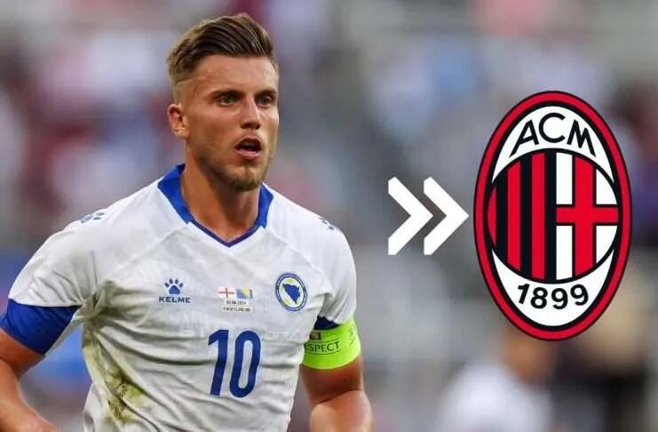 意媒：米兰前锋预算2000万到2500万欧，有意斯图加特的德米洛维奇